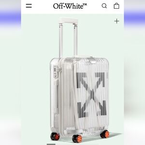 [SOLD] Rimowa x Off White carry on suitcase luggage